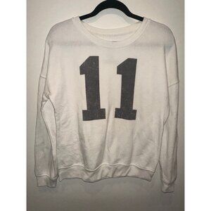 Stranger Things White Graphic Sweatshirt